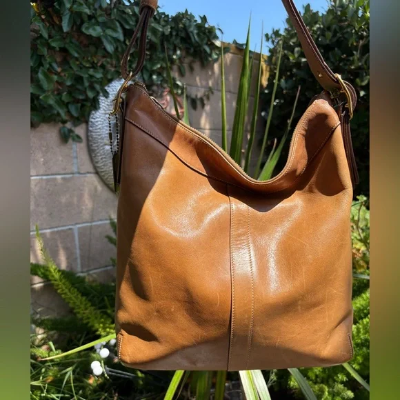 COACH Vintage Slim Convertible bag Brown Leather